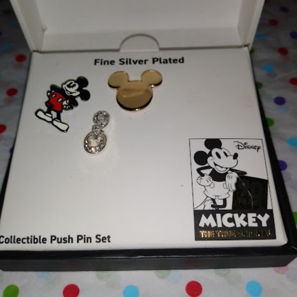 DISNEY MICKEY MOUSE 90 YR ANNIVERSARY COLLECTIBLE 3pc PIN SET**NEW! - Picture 2 of 5